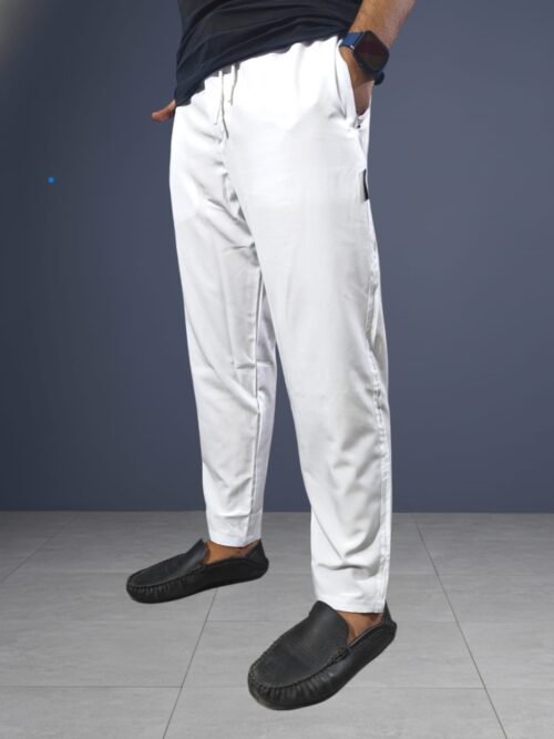 Zynoor Premium White Microstitch Paijama – Matching Edition - Image 6