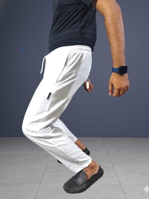 Zynoor Premium White Microstitch Paijama – Matching Edition - Image 7